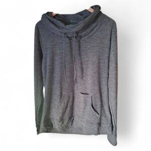 NWOT BALANCE COLLECTION Charcoal Gray Cowl Neck Pullover - XL